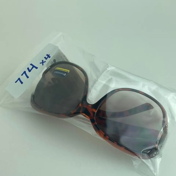 SG00774 NORTHCREST Sunglasses for Women Brown Gradient Tort w/ Rhinestone - Picture 8 of 8